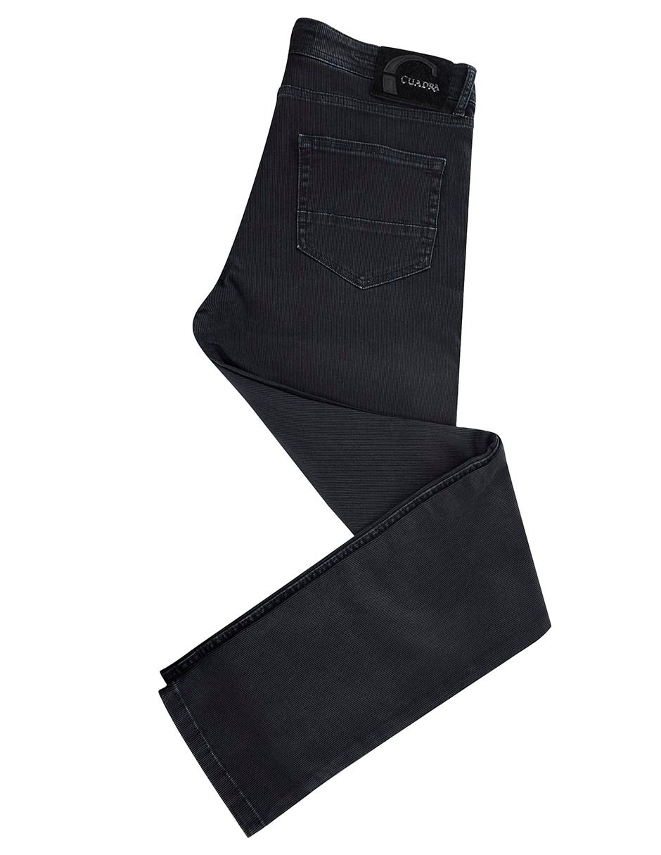 Jeans skinny slim lavado obscuro para hombre 2