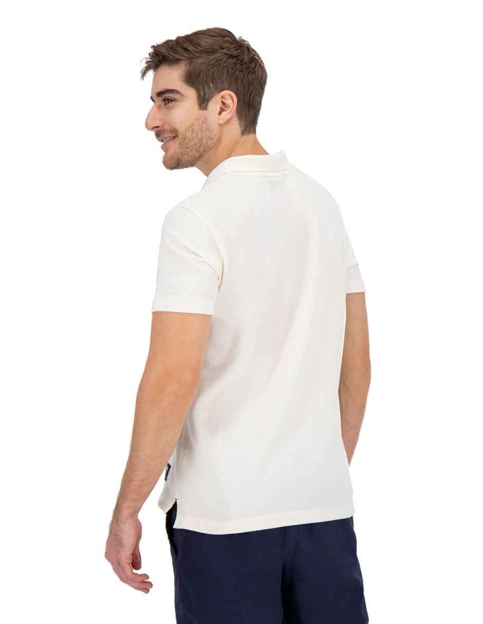 Playera nautica cuello polo para hombre 2