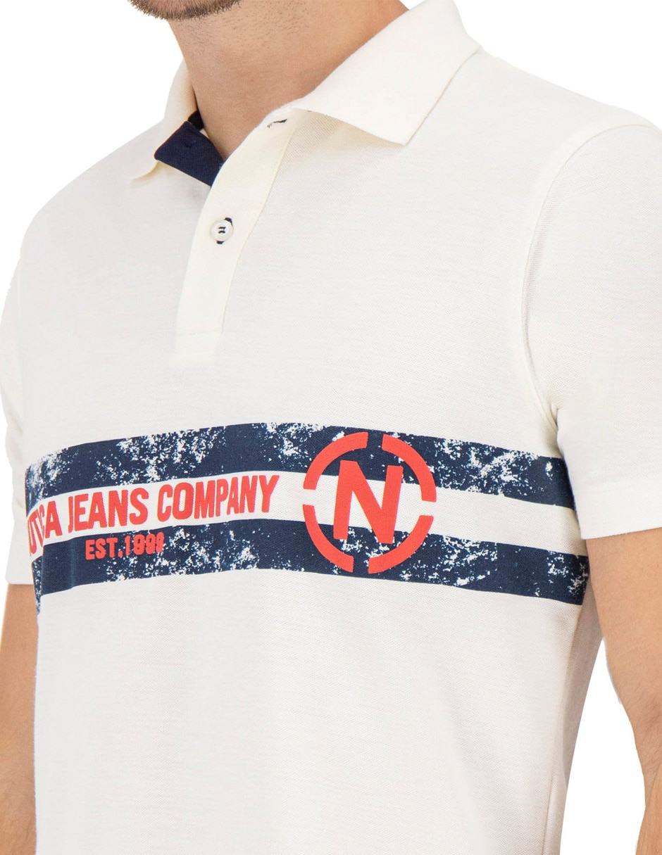 Playera nautica cuello polo para hombre 3