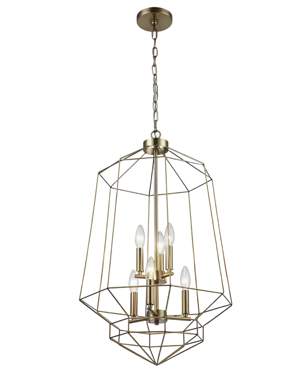 Lampara colgante incandescente y LED