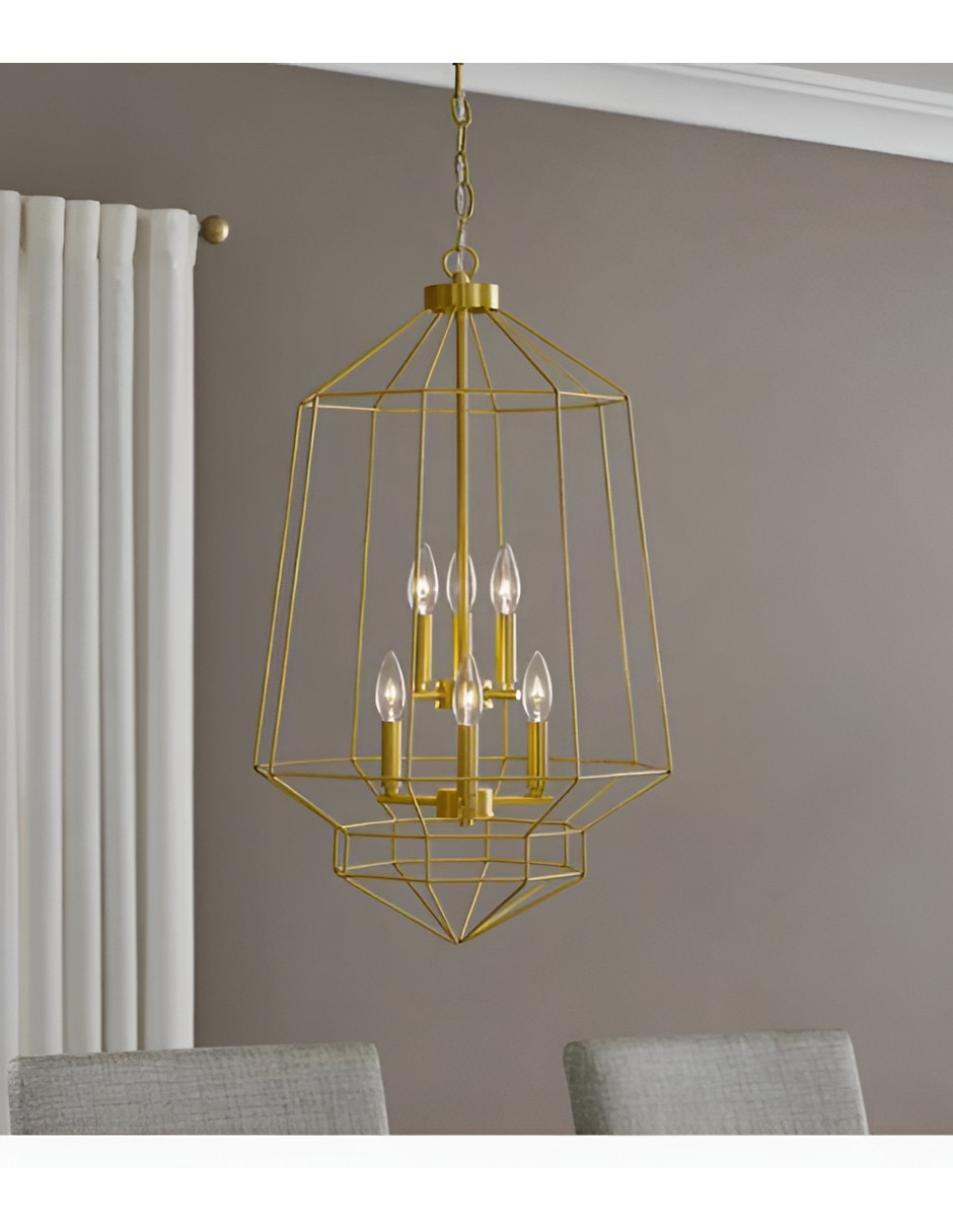 Lampara colgante incandescente y LED