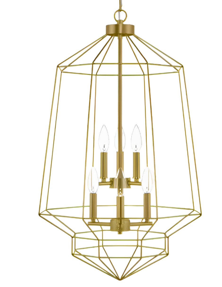 Lampara colgante incandescente y LED