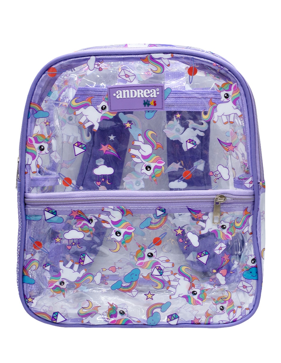 Mochila escolar unicornio andrea para niña 4