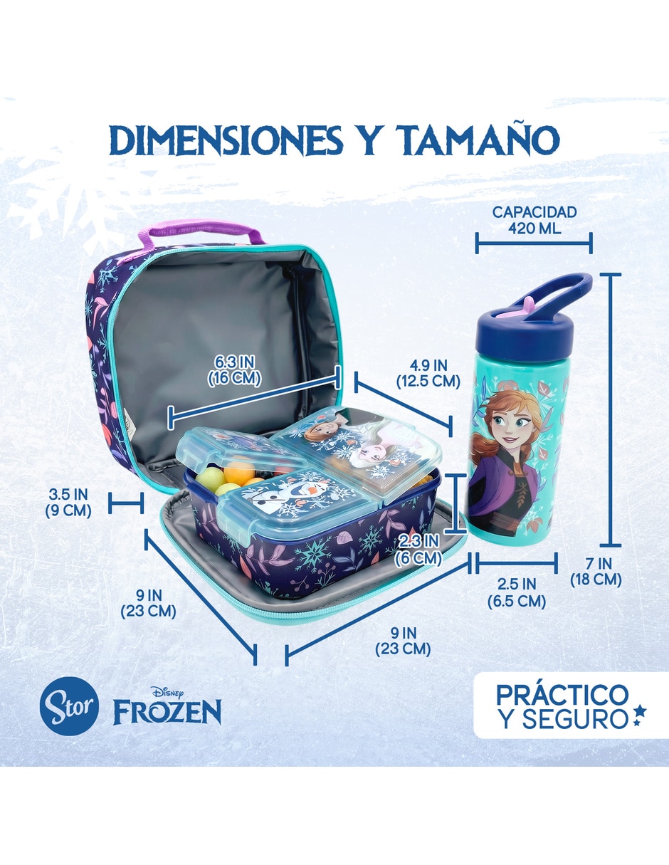 Set lonchera frozen 8