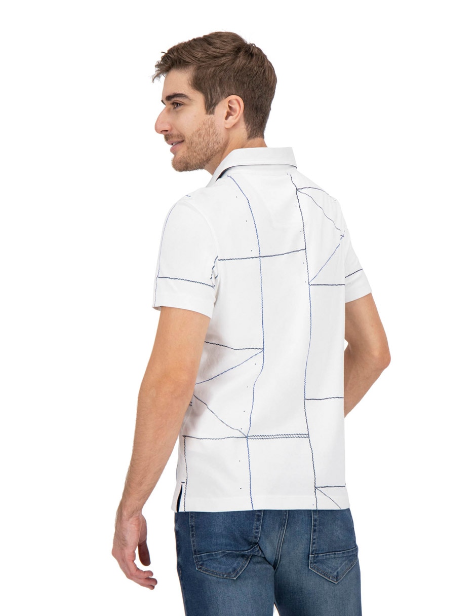Playera nautica cuello polo para hombre 3