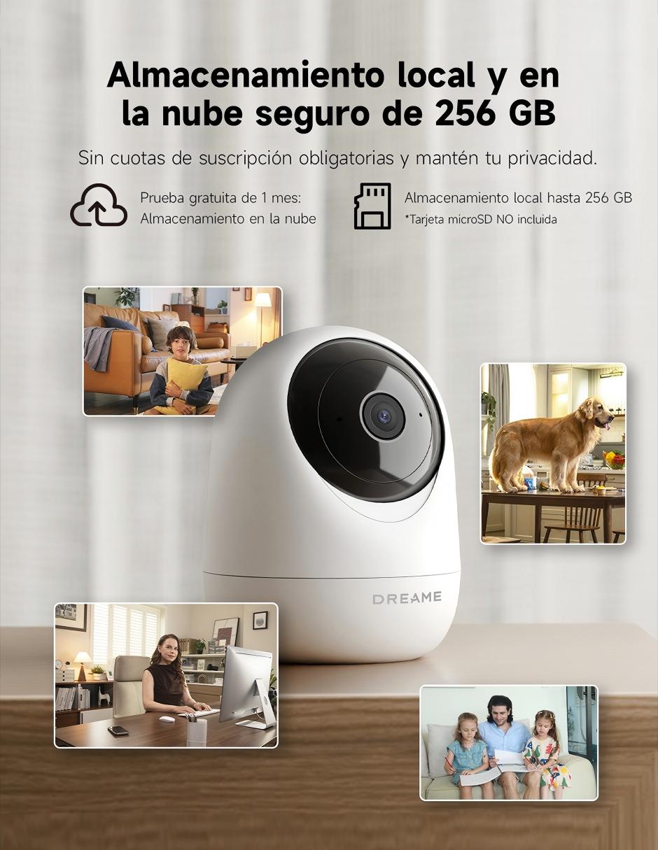Cámara individual de seguridad modelo Dreame Navo Care SE 1 Incam Inalámbrica QHD 360° Sí para Interior 5