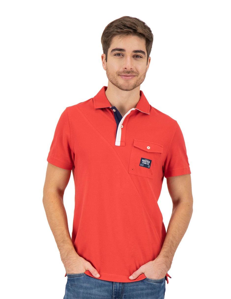 Playera nautica cuello polo para hombre 2