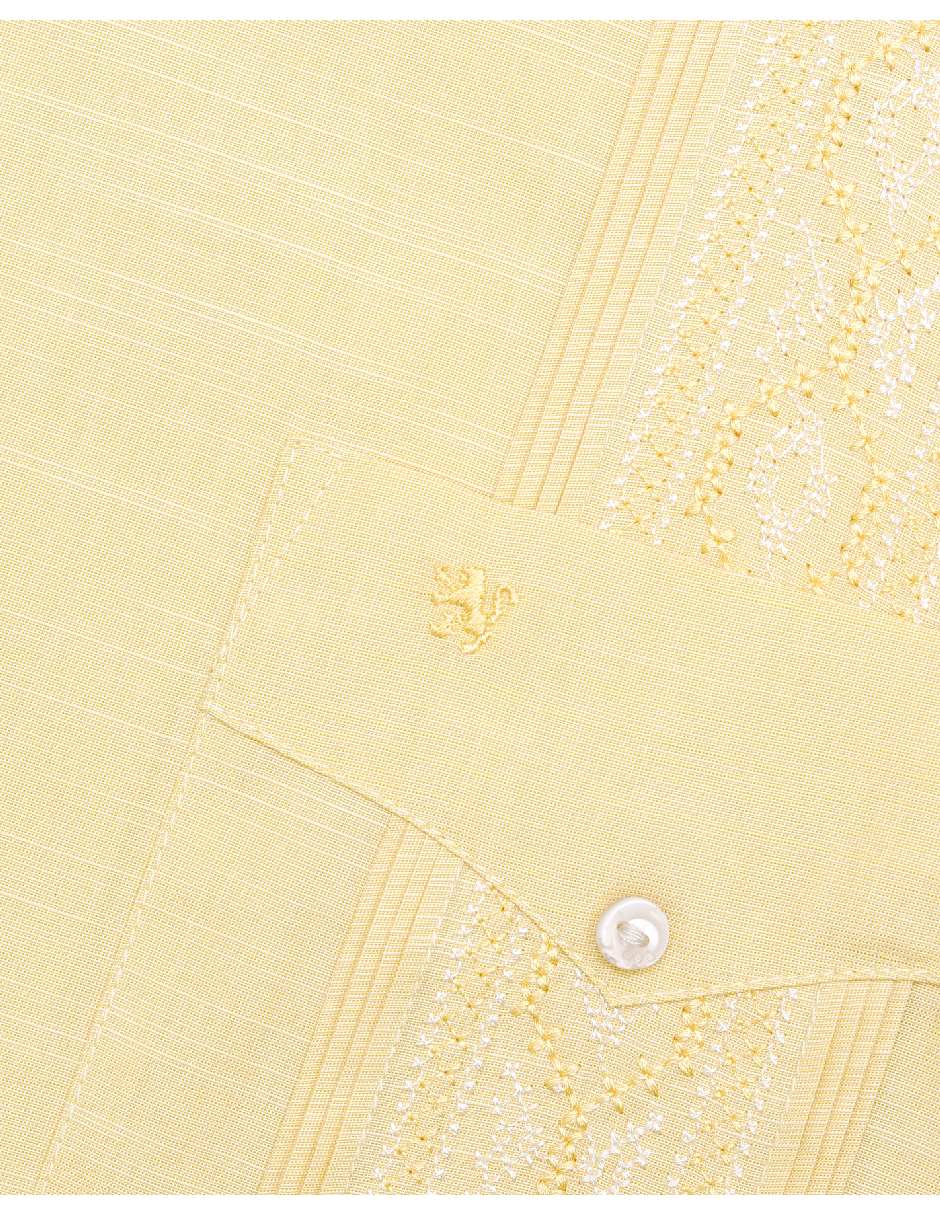 Guayabera manga corta para hombre 4