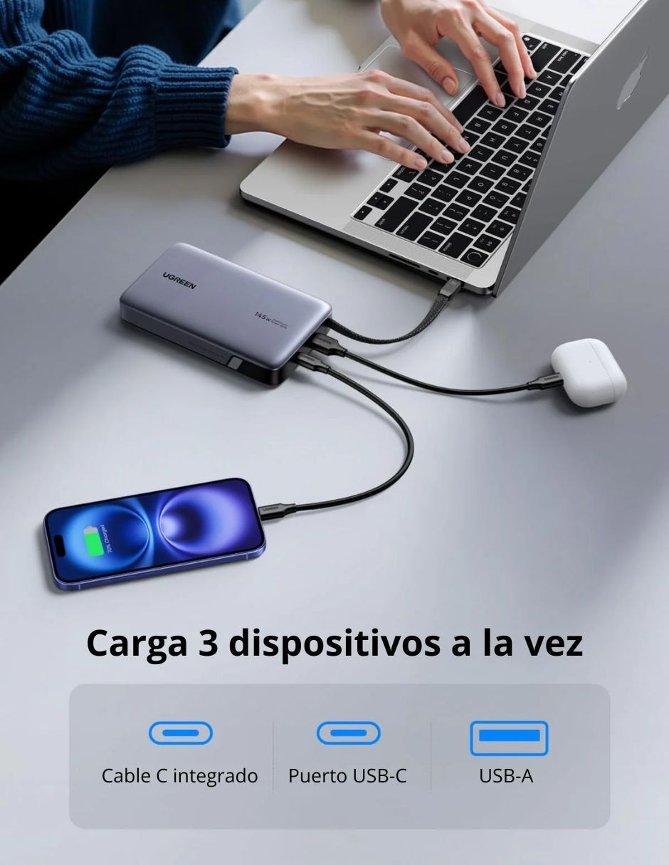 Batería portátil 20000 mah 4