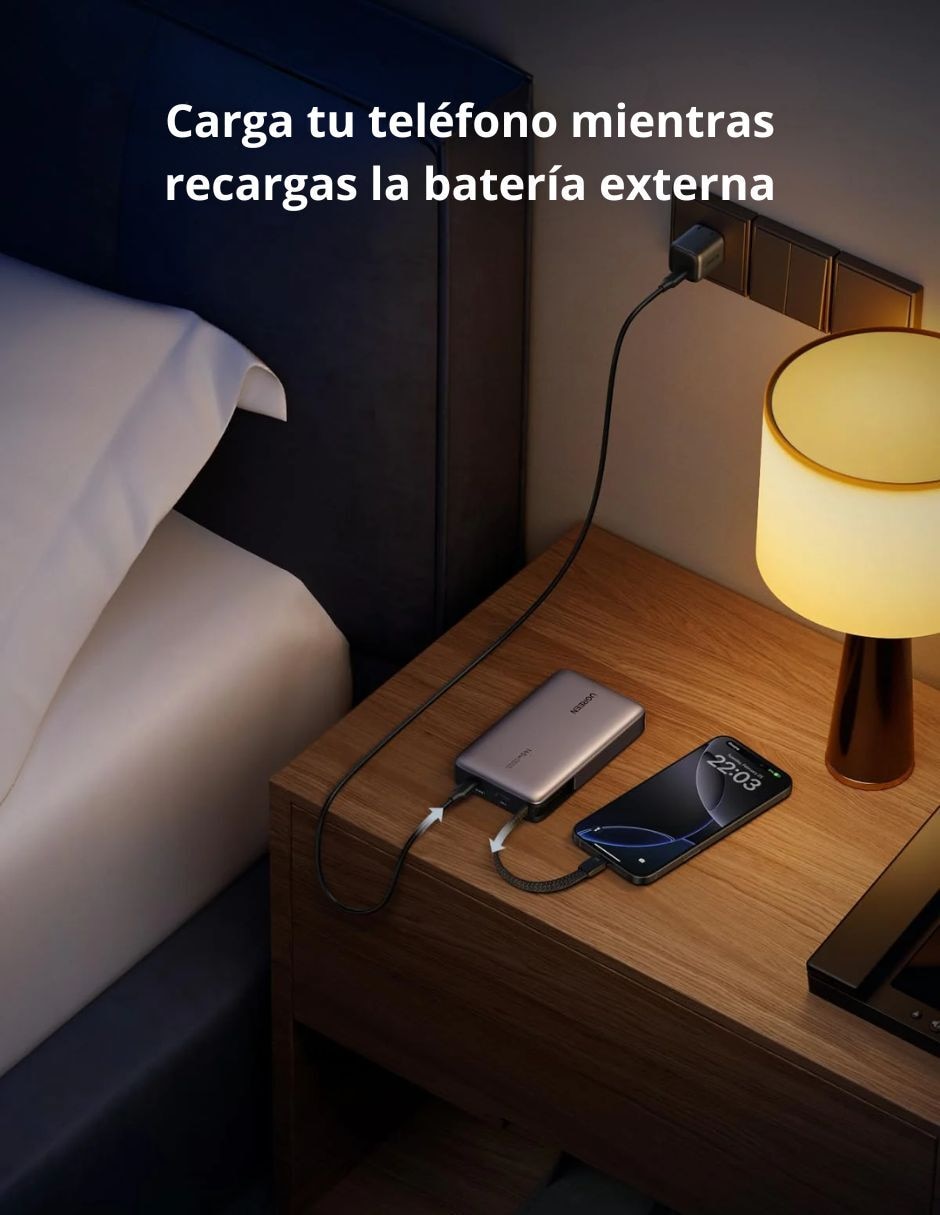 Batería portátil 20000 mah 6