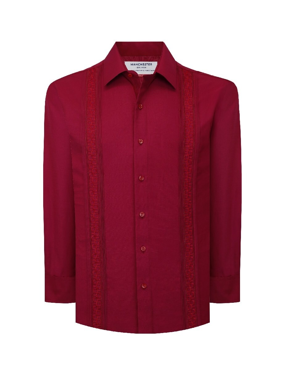 Guayabera manga corta para hombre 5