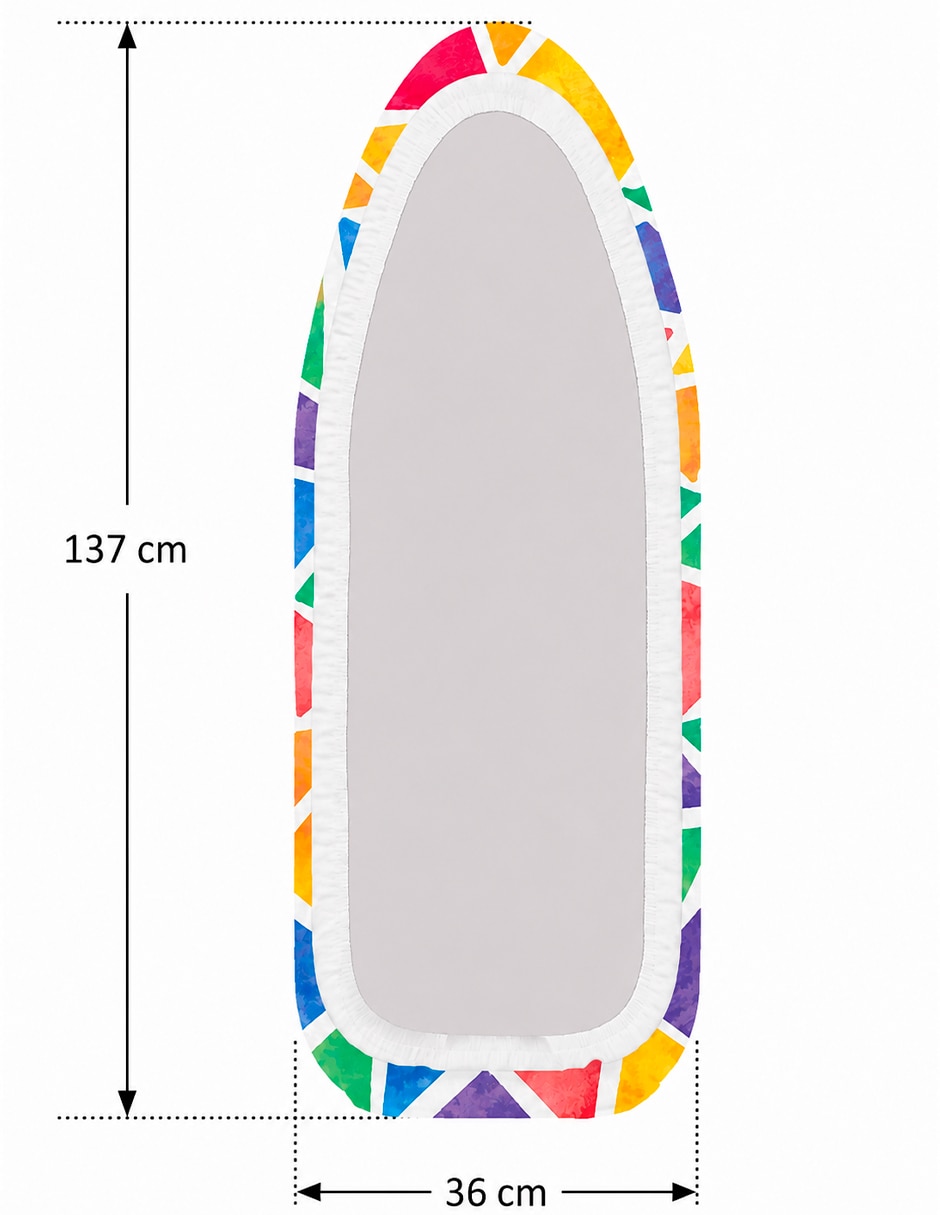 Cubierta para burro de planchar funda standard de algodón 3