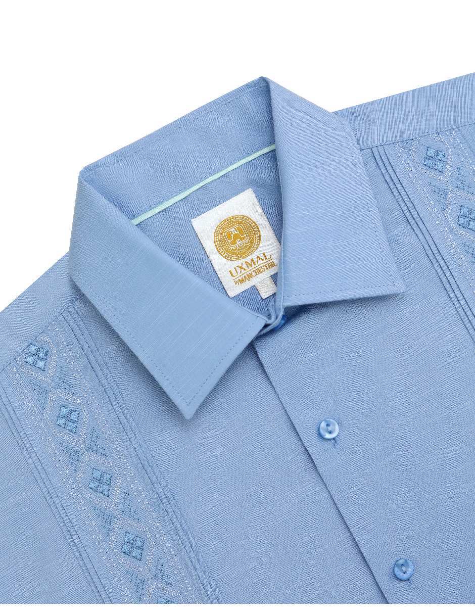 Guayabera manga corta manchester para hombre