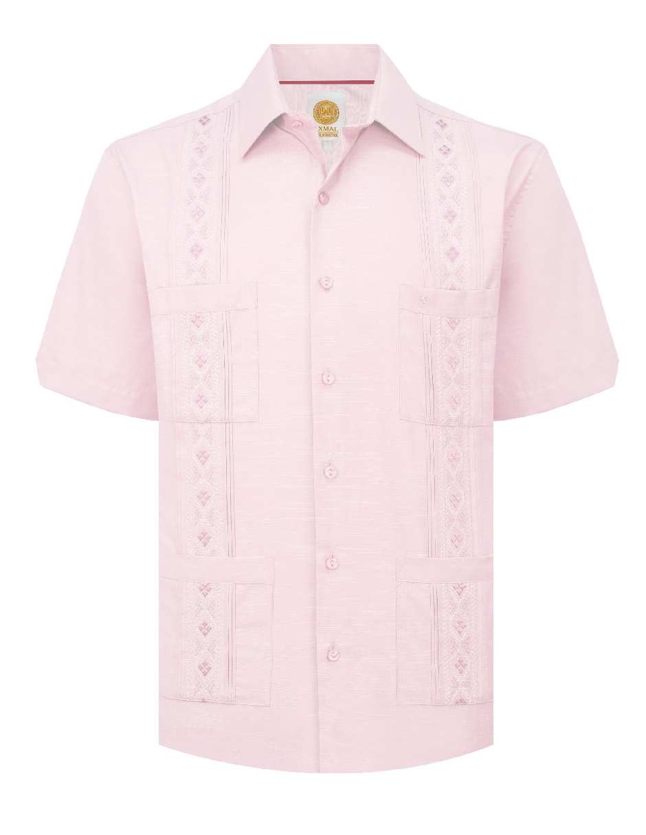 Guayabera manga corta para hombre 4