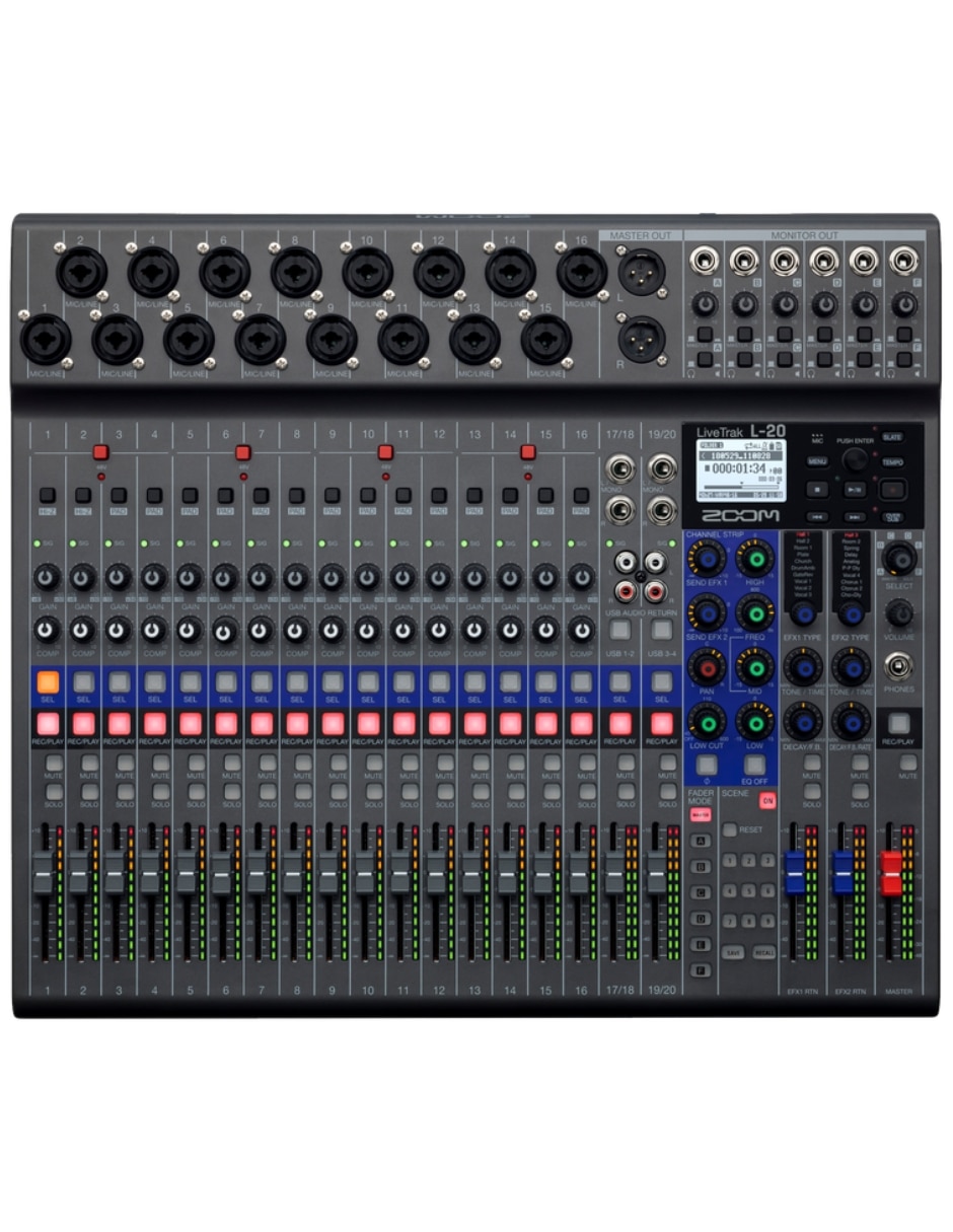 Mezcladora DJ LIVETRAK L-20 Mezcladora DJ LIVETRAK L-20