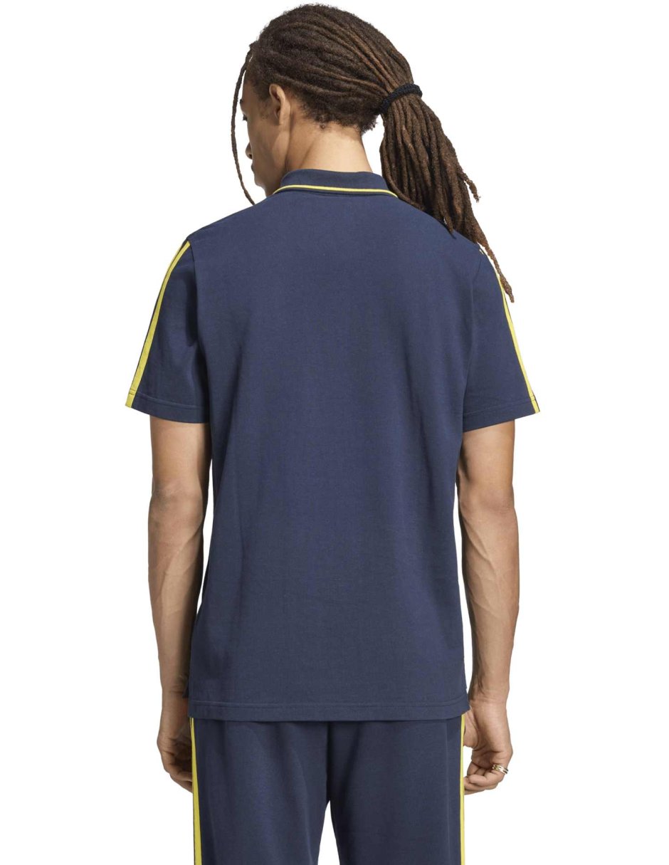 Playera tipo polo fútbol adidas para hombre 3