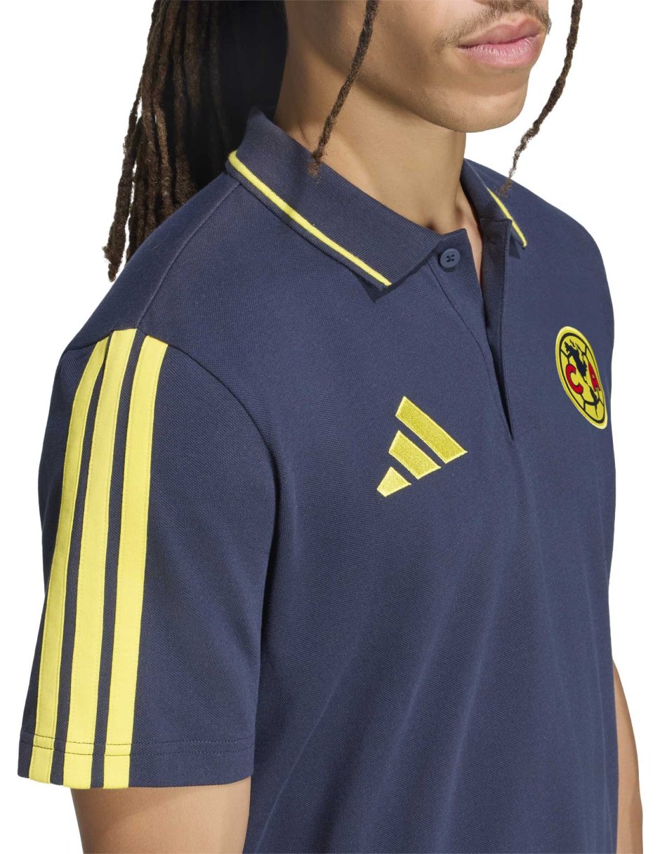 Playera tipo polo fútbol adidas para hombre 6