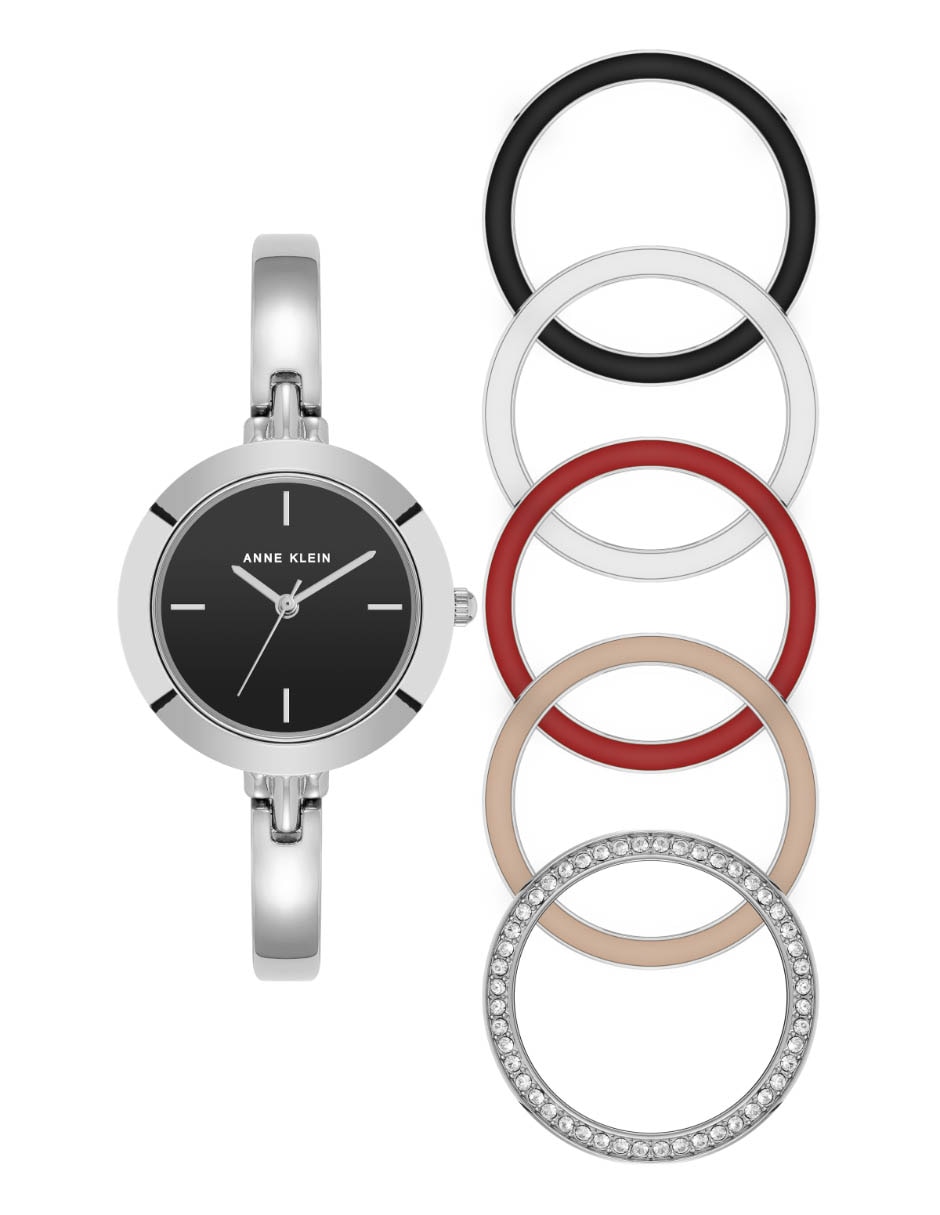 Reloj anne klein silver para mujer ak5111inst