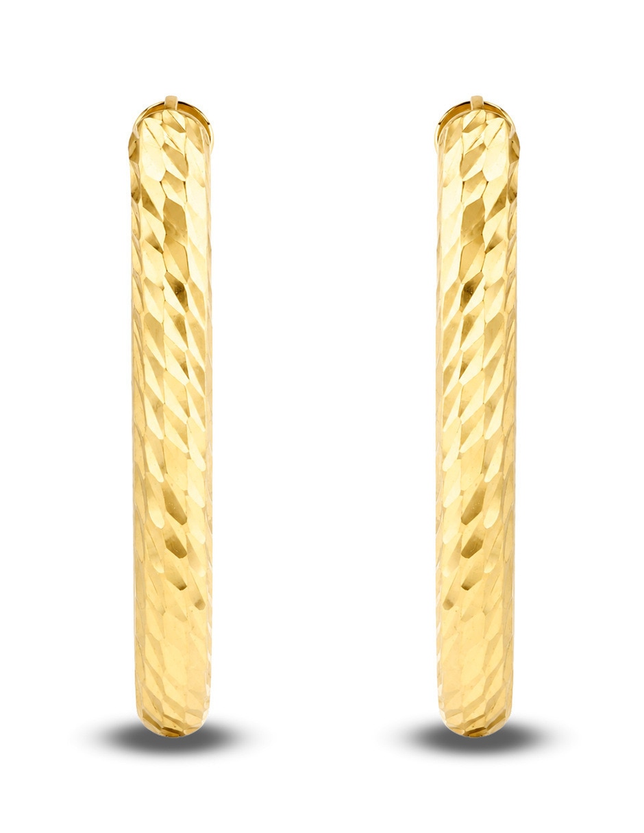 Arracadas joyerias bizzarro de oro amarillo 10 k con acabado brillante Arracadas joyerias bizzarro de oro amarillo 10 k con acabado brillante