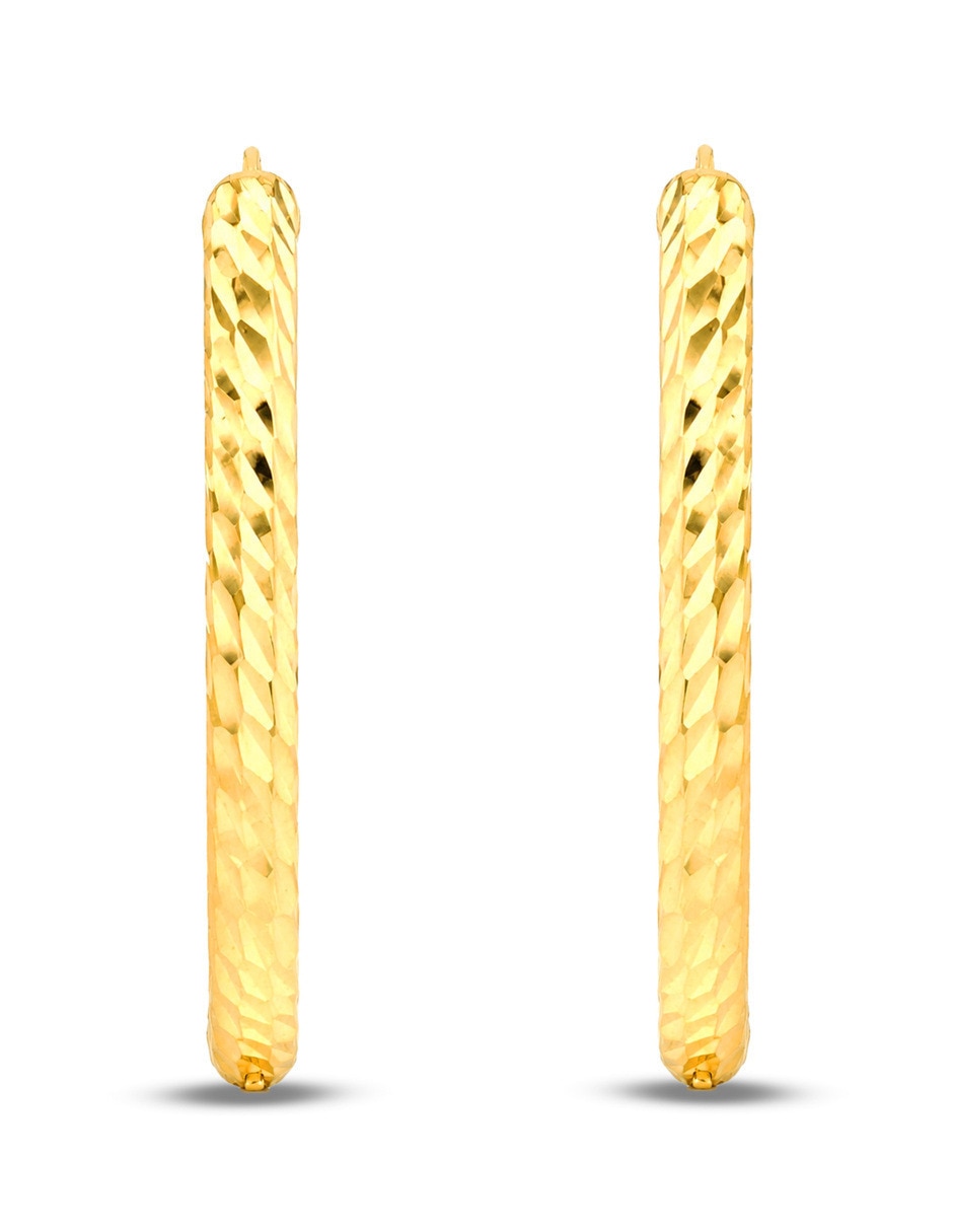 Arracadas joyerias bizzarro de oro amarillo 10 k con acabado brillante Arracadas joyerias bizzarro de oro amarillo 10 k con acabado brillante