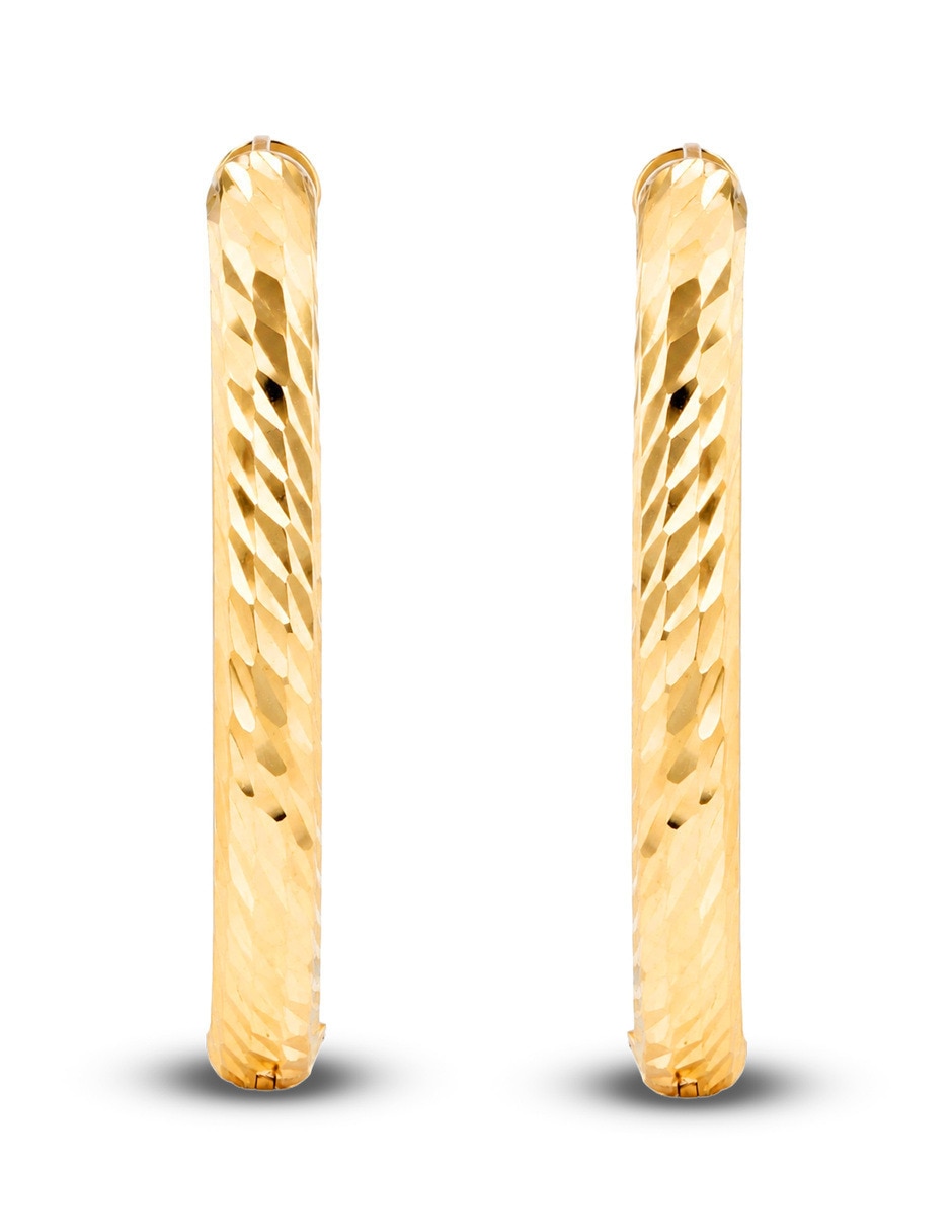 Arracadas joyerias bizzarro de oro amarillo 10 k con acabado brillante Arracadas joyerias bizzarro de oro amarillo 10 k con acabado brillante