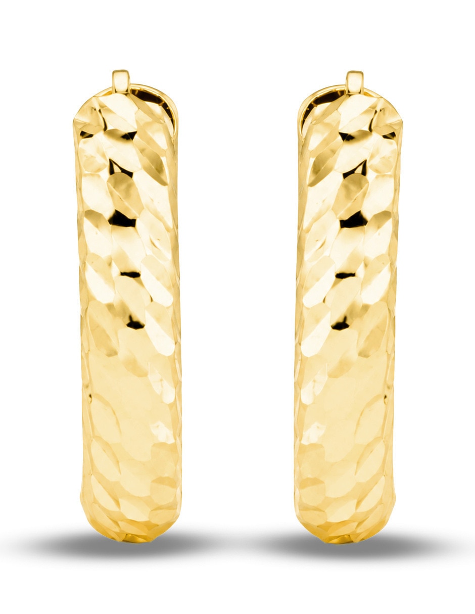Arracadas joyerias bizzarro de oro amarillo 10 k con acabado brillante Arracadas joyerias bizzarro de oro amarillo 10 k con acabado brillante