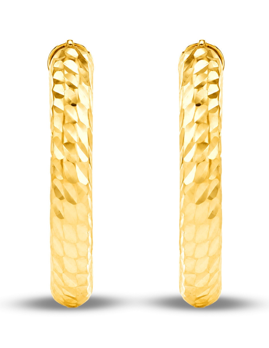 Arracadas joyerias bizzarro de oro amarillo 10 k con acabado brillante Arracadas joyerias bizzarro de oro amarillo 10 k con acabado brillante