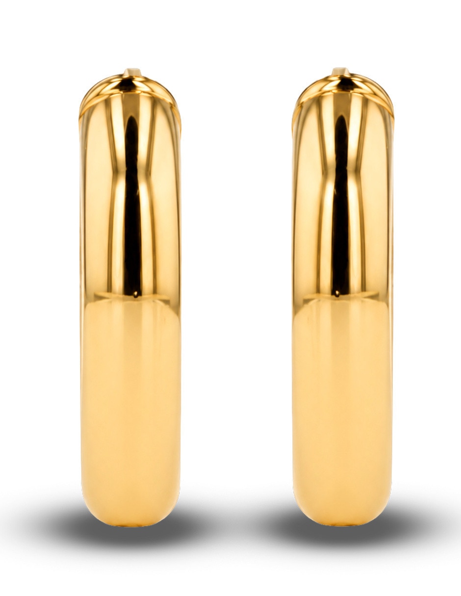 Arracadas joyerias bizzarro de oro amarillo 10 k con acabado brillante Arracadas joyerias bizzarro de oro amarillo 10 k con acabado brillante