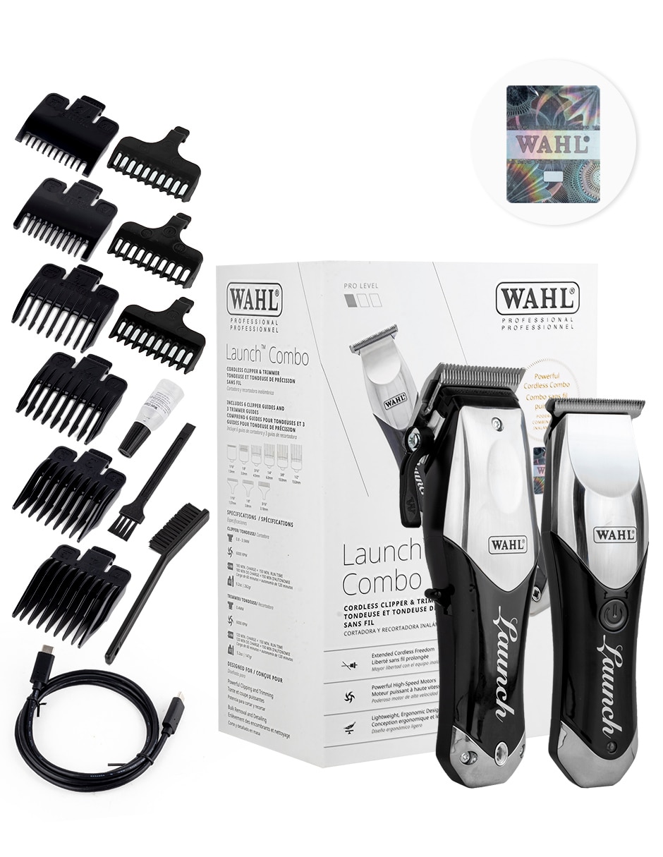 Recortadora de barba y bigote WAHL Combo Launch08001 Recortadora de barba y bigote WAHL Combo Launch08001