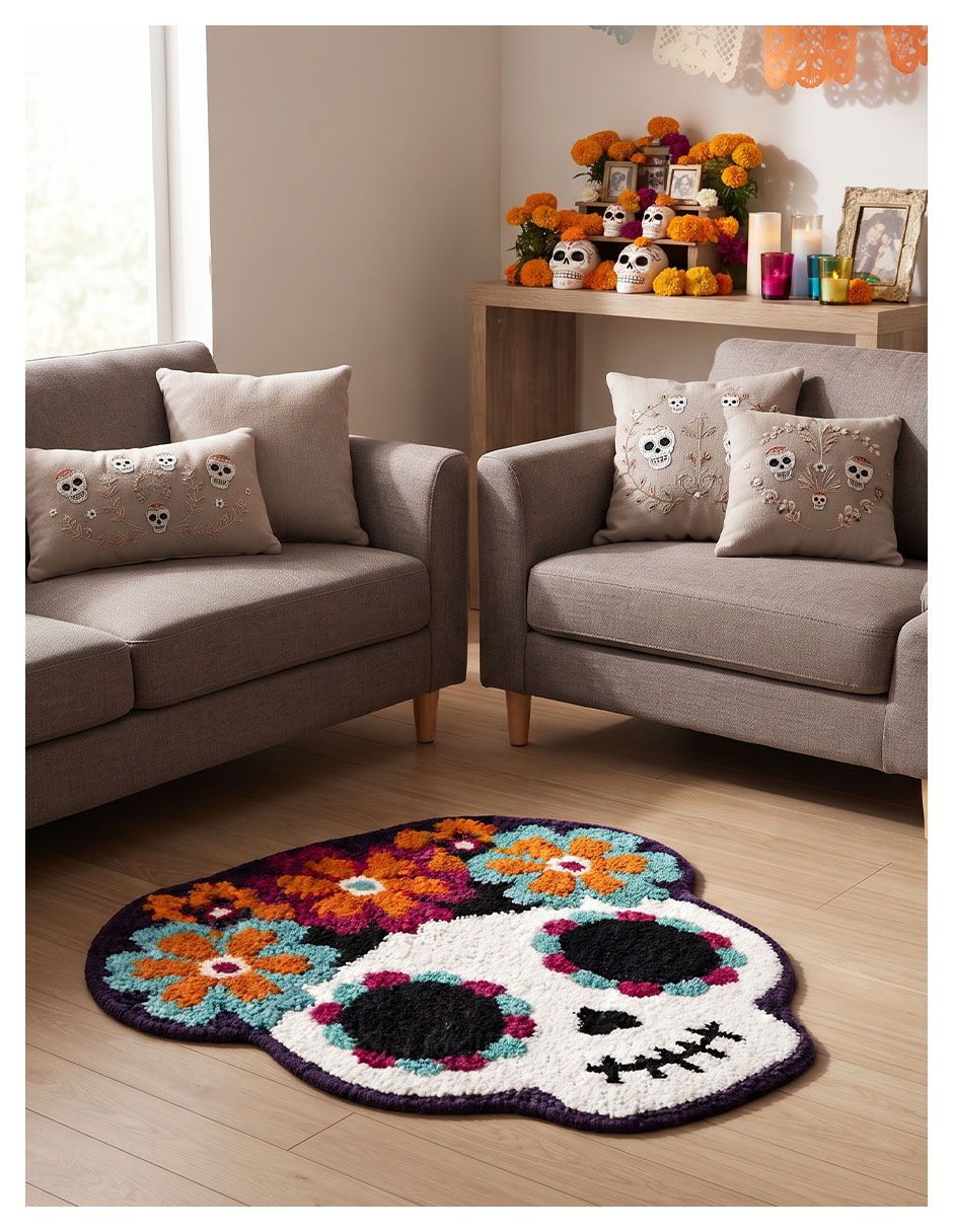 Tapete para sala calaverita 5