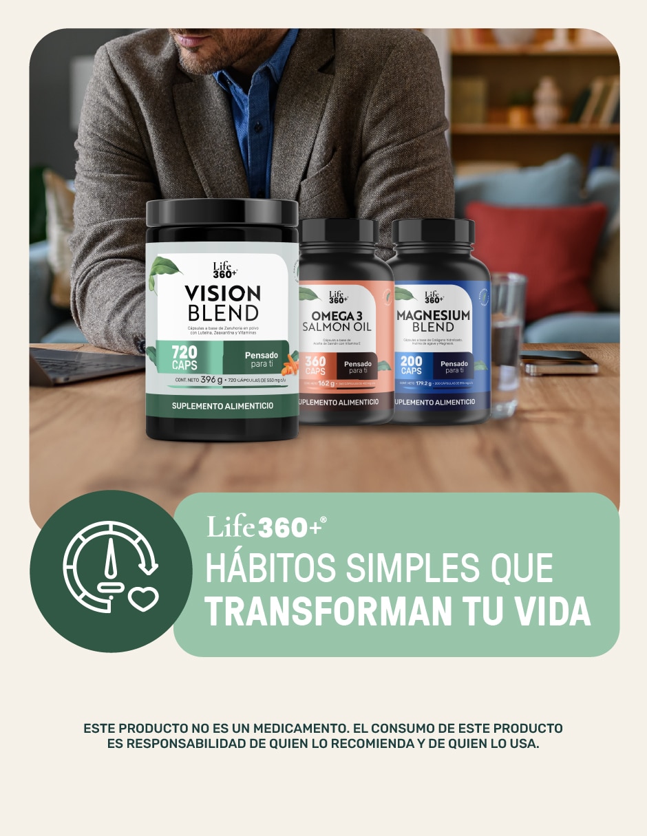 Suplementos alimenticios vision blend luteina con zeaxantina 720 cápsulas con luteína con zeaxantina 3