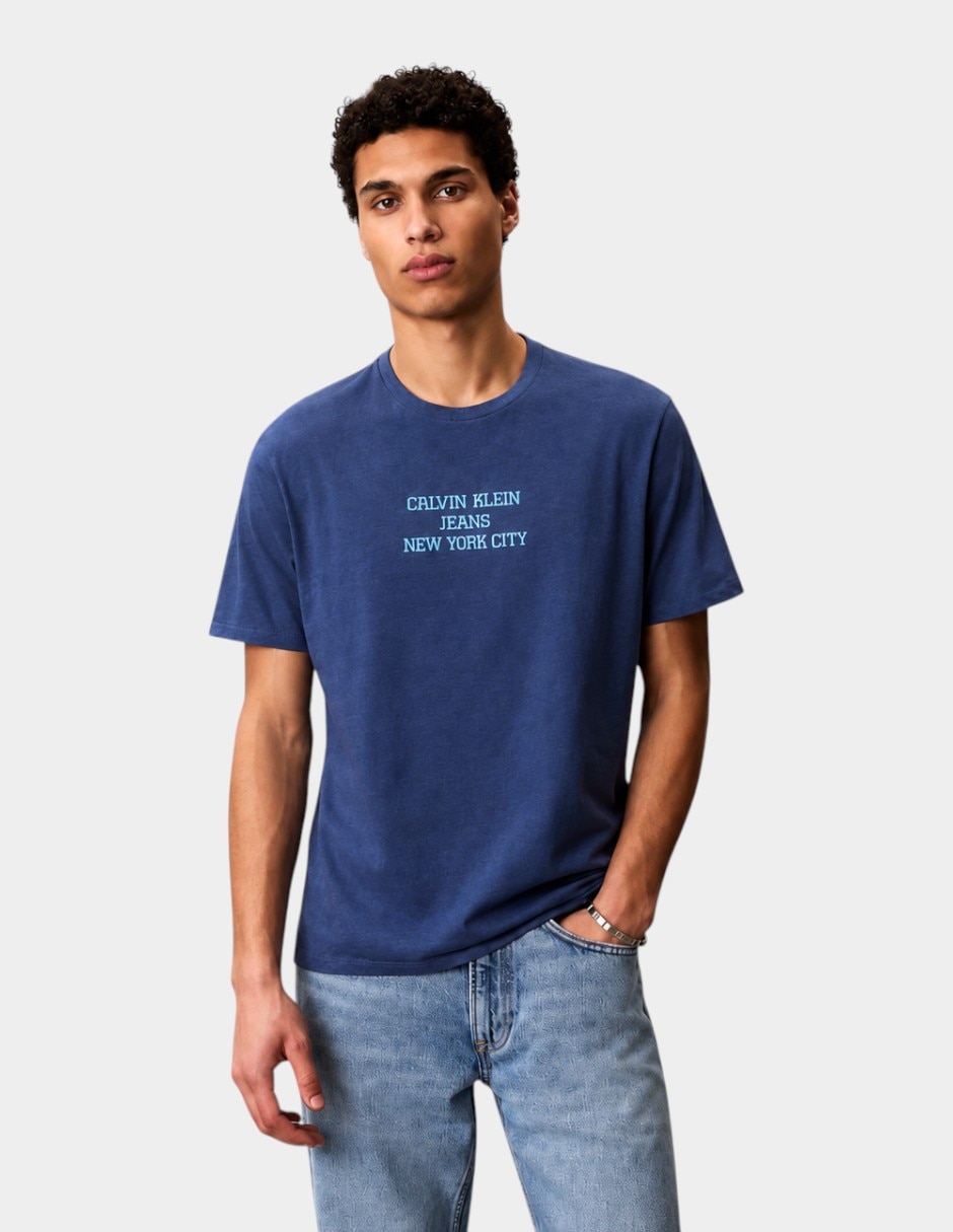 Playera cuello redondo para hombre