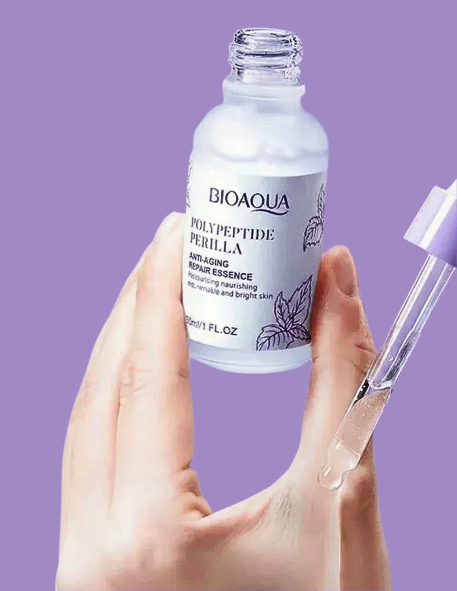 Sérum antiedad facial sérum facial antiedad y reparador con polipéptidos de perilla bioaqua todo tipo piel 2