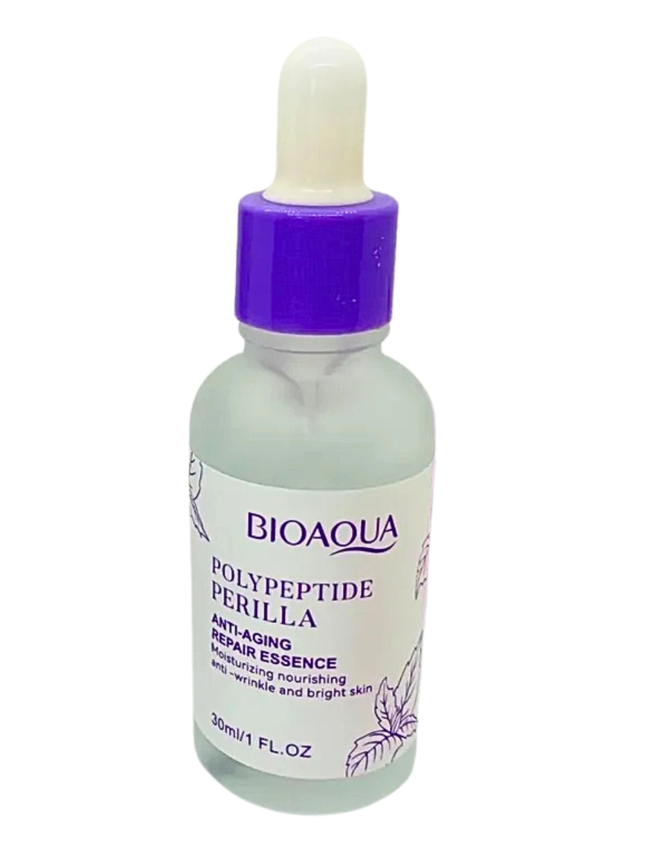 Sérum antiedad facial sérum facial antiedad y reparador con polipéptidos de perilla bioaqua todo tipo piel 3