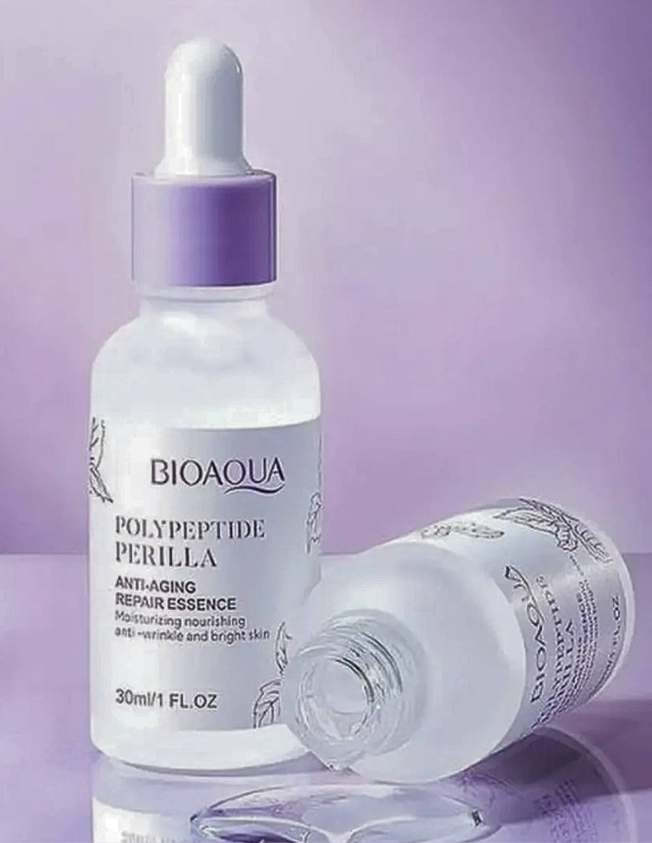 Sérum antiedad facial sérum facial antiedad y reparador con polipéptidos de perilla bioaqua todo tipo piel 4