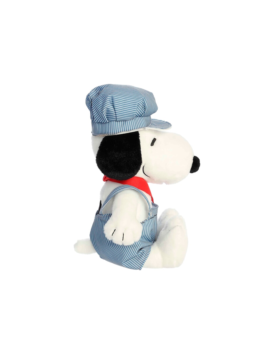 Peluche de Peanuts perro Aurora ingeniero de tren de 35 cm 2