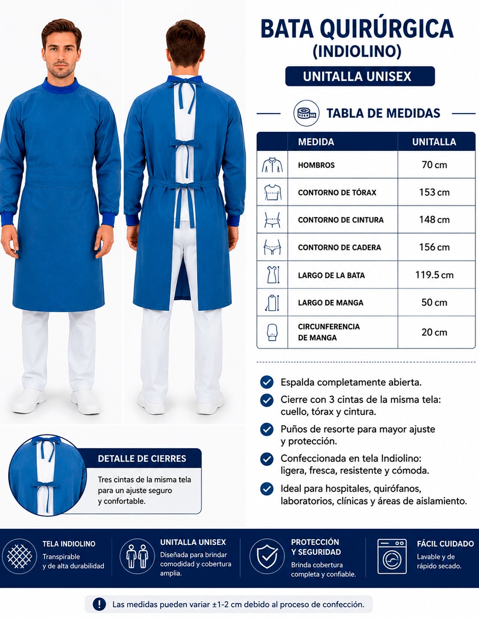 Filipina quirúrgica estilo relajado unisex 3