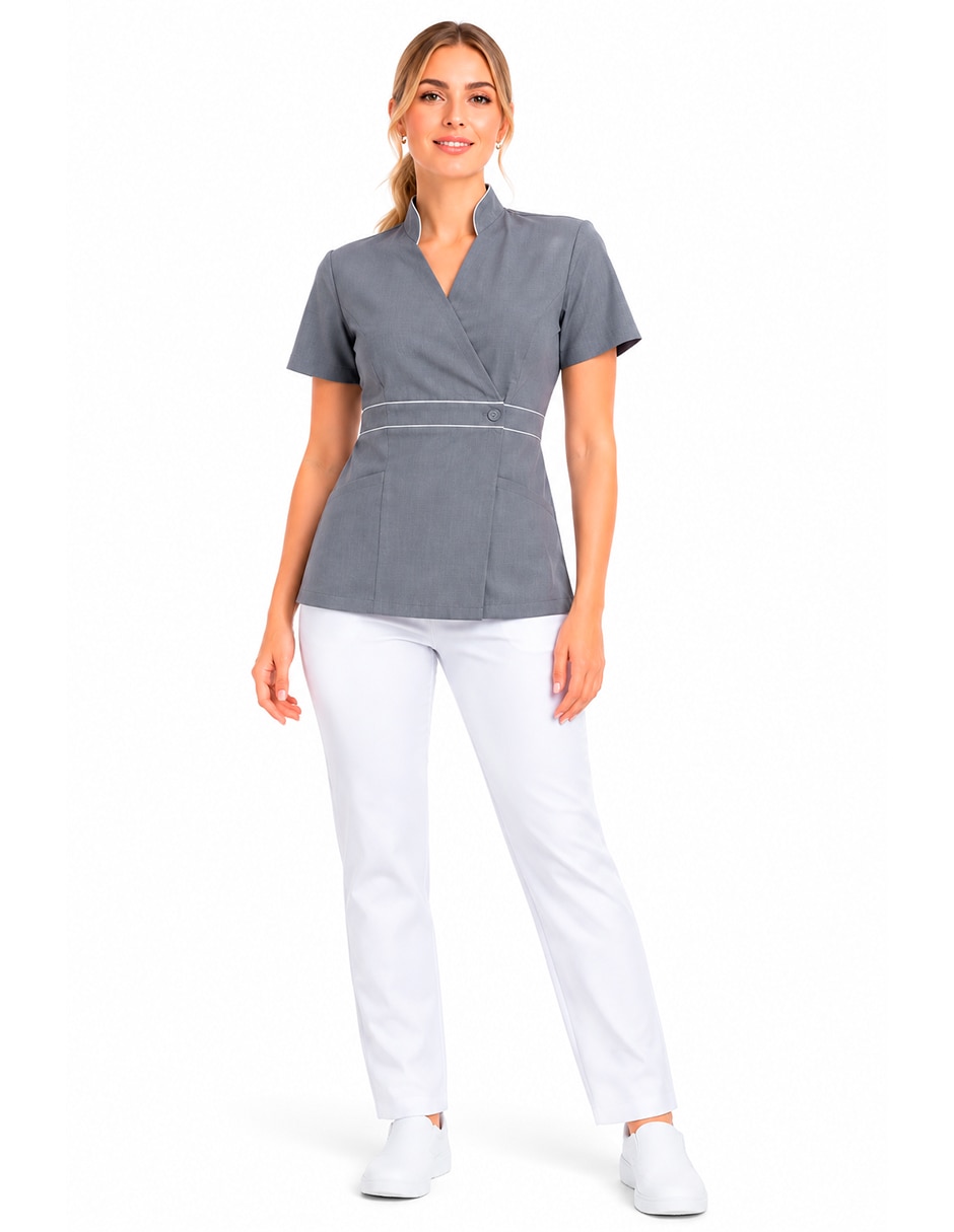 Pijama quirúrgica estilo relajado para mujer Pijama quirúrgica estilo relajado para mujer