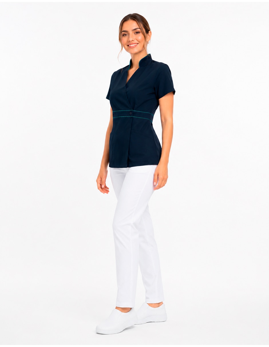 Pijama quirúrgica estilo relajado para mujer