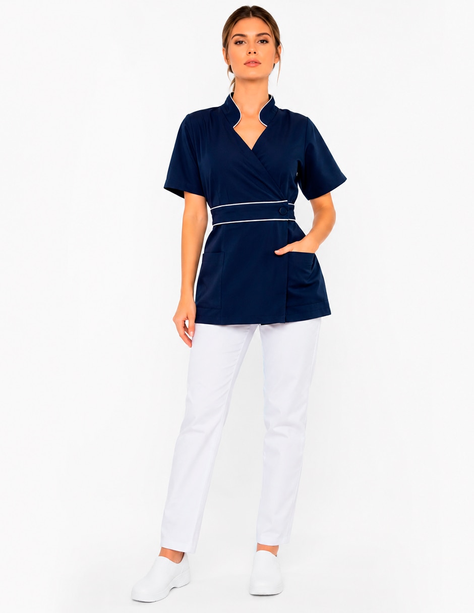 Pijama quirúrgica estilo relajado para mujer 1