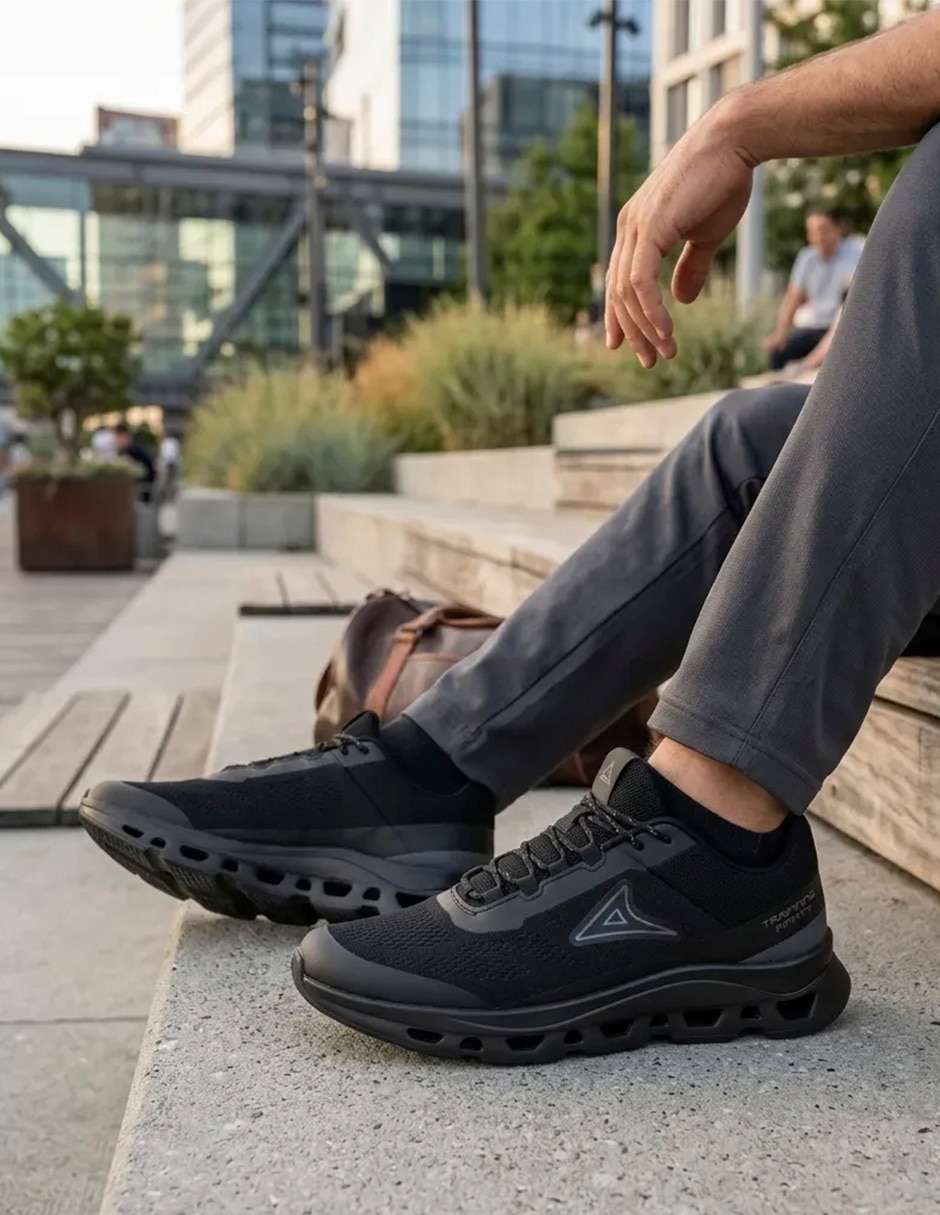 Tenis de piel (si aplica) de hombre para Caminar 3