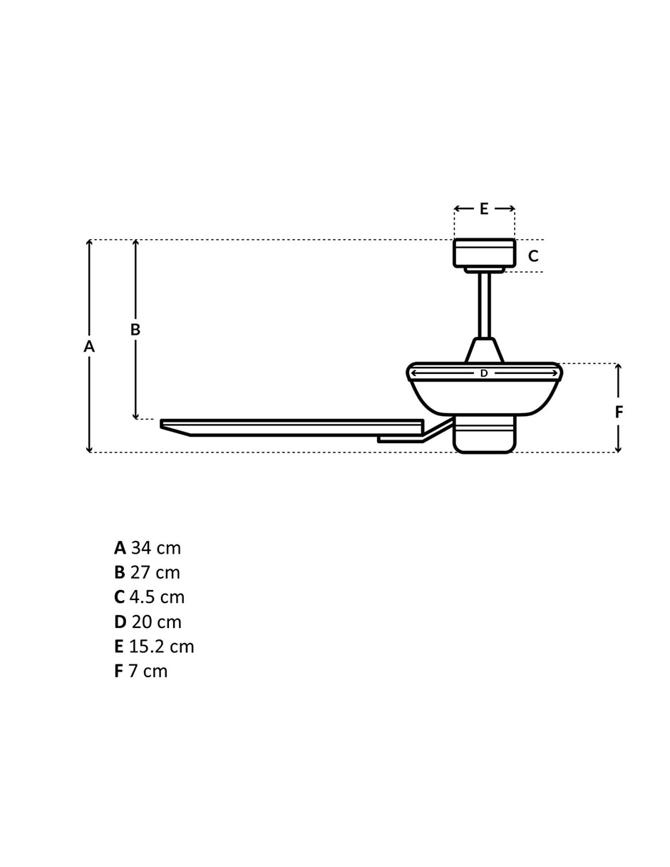 Ventilador de techo 3 velocidades 7