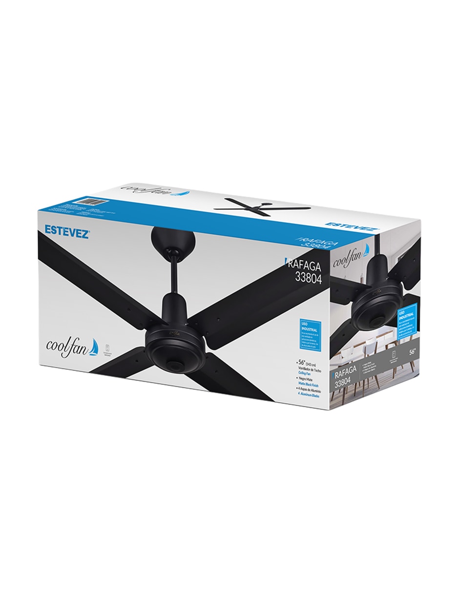 Ventilador de techo 3 velocidades 4