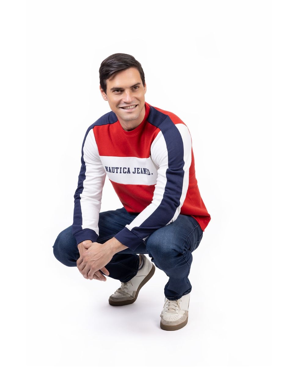 Playera Nautica jeans cuello Polo para hombre 2
