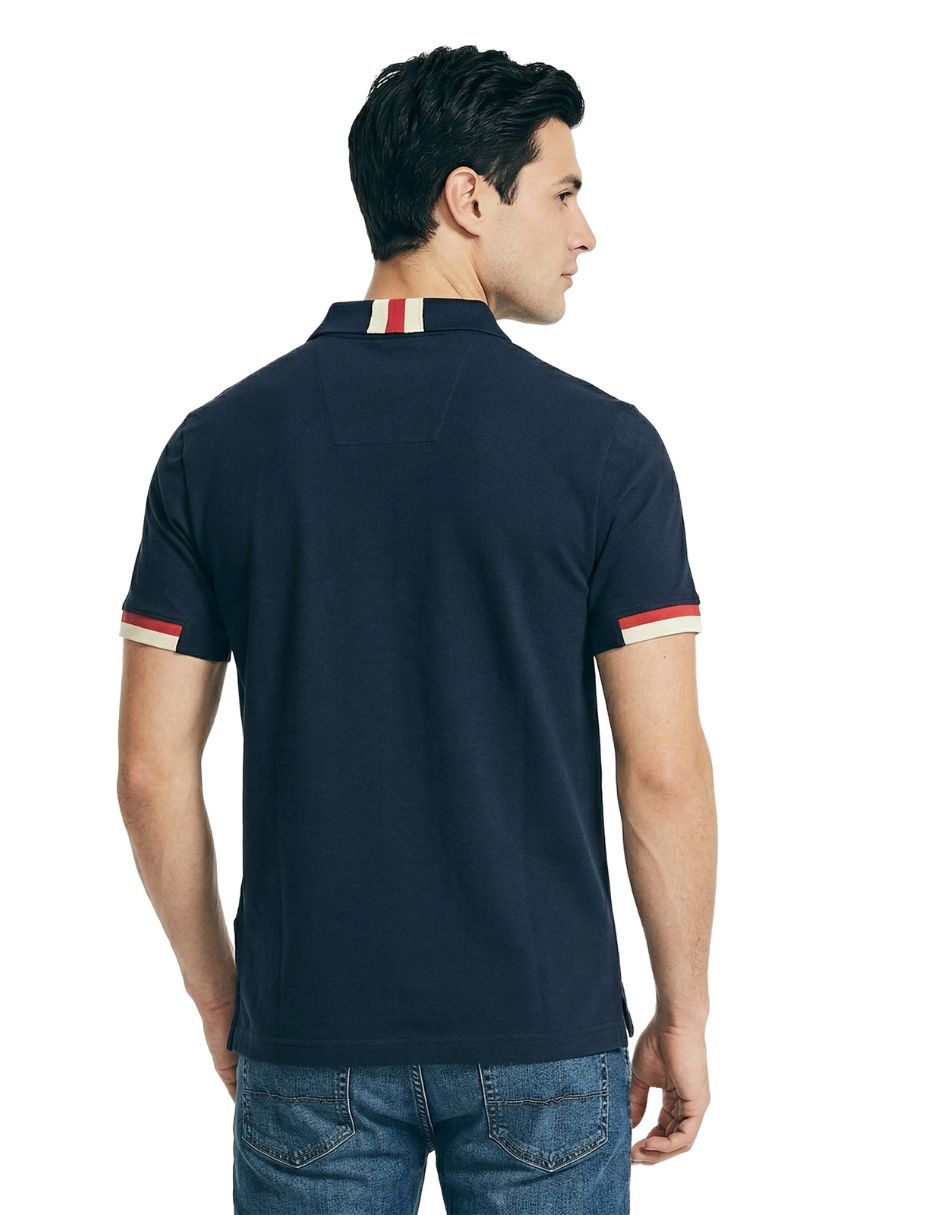Playera nautica jeans cuello polo para hombre 4
