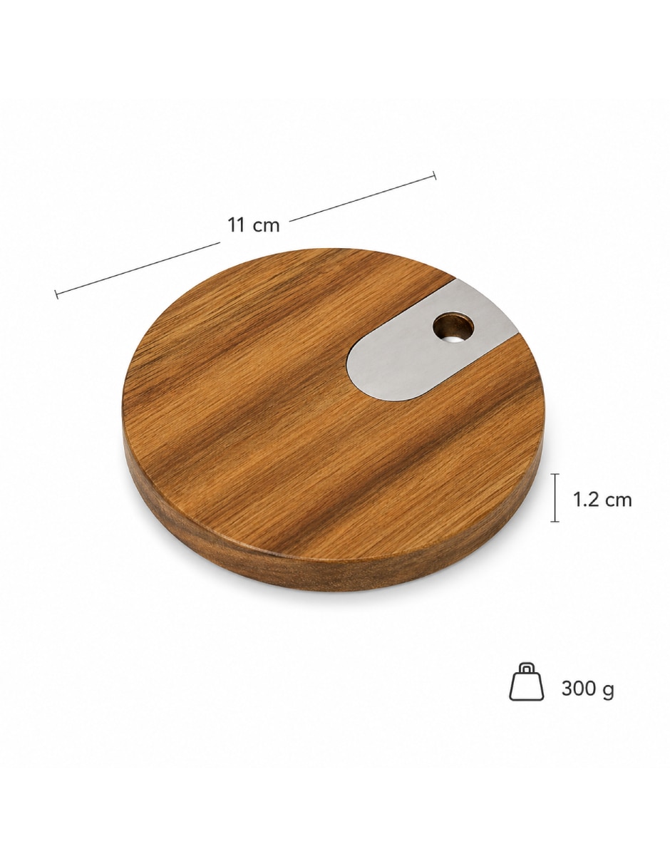 Portavaso kasablanka de madera 4 piezas