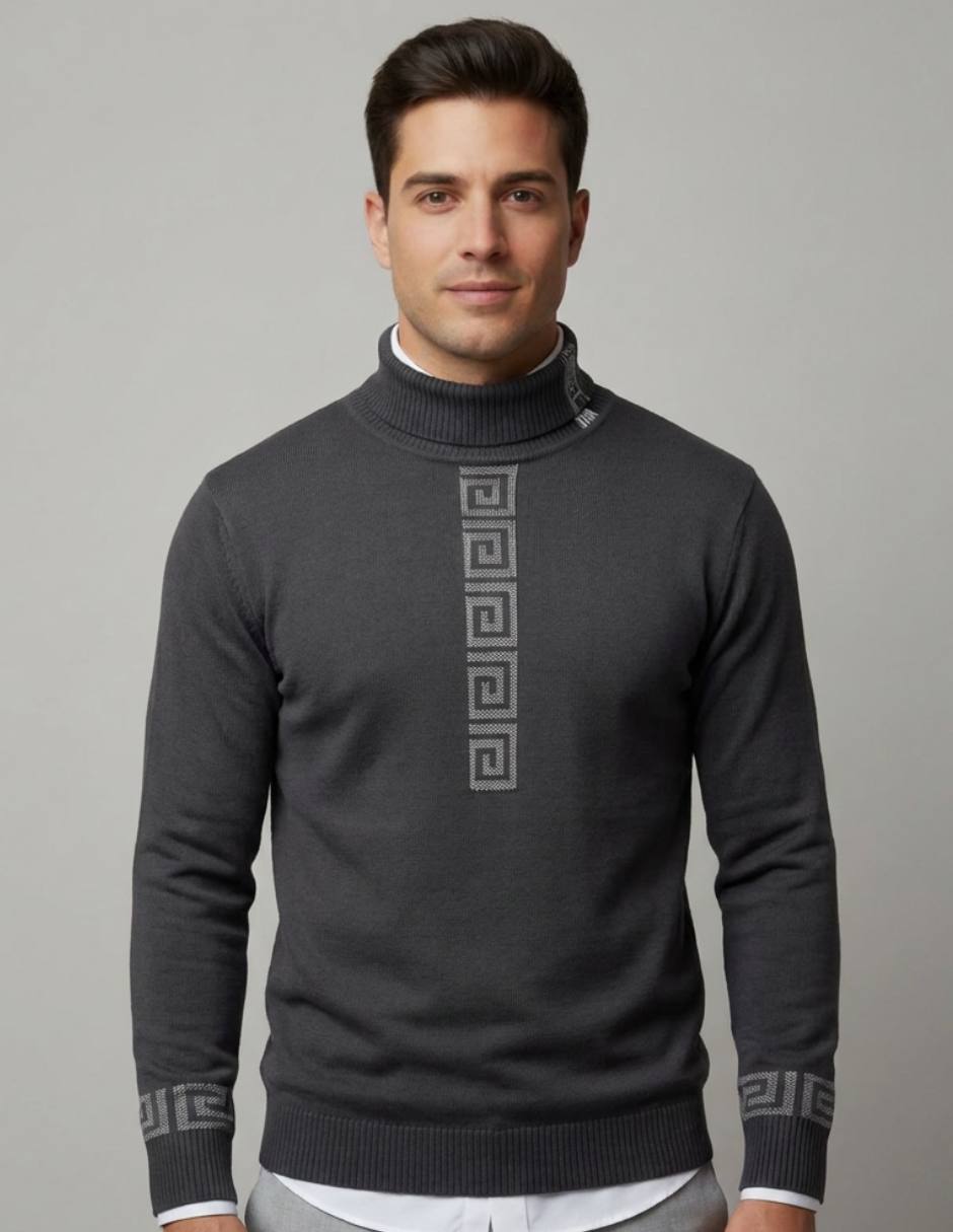 Suéter cuello alto para hombre 1