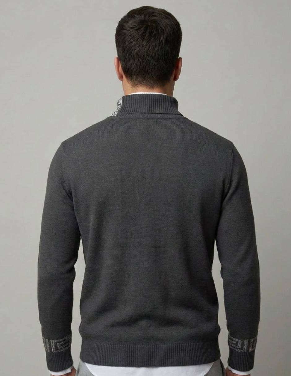 Suéter cuello alto para hombre 3