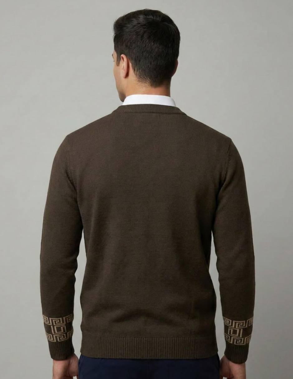 Suéter cuello redondo para hombre 2