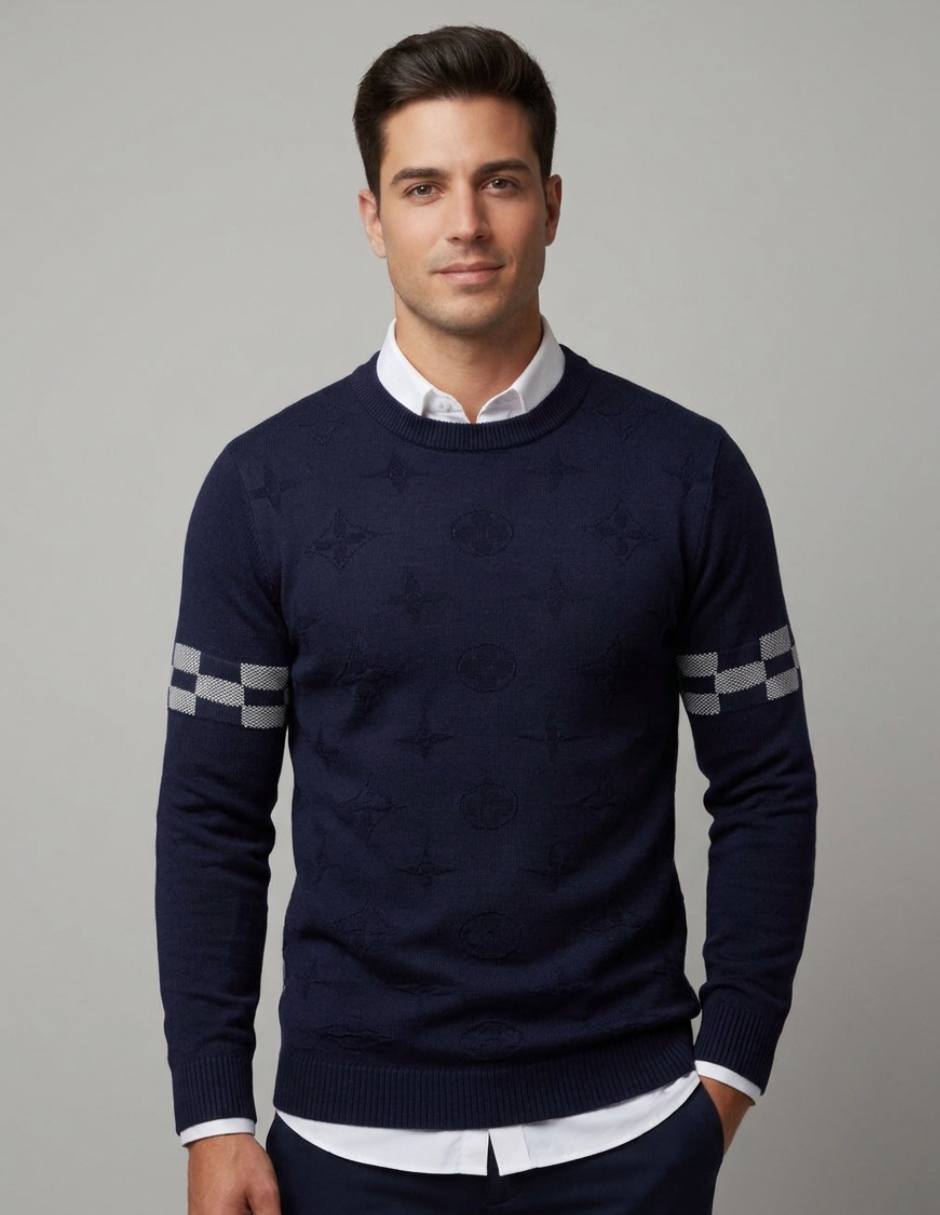Suéter cuello redondo para hombre Suéter cuello redondo para hombre